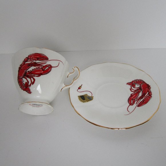antique cup & saucer set - Picture 3 of 7